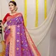 Purple(Red)__Royal Rajgharana Sarees